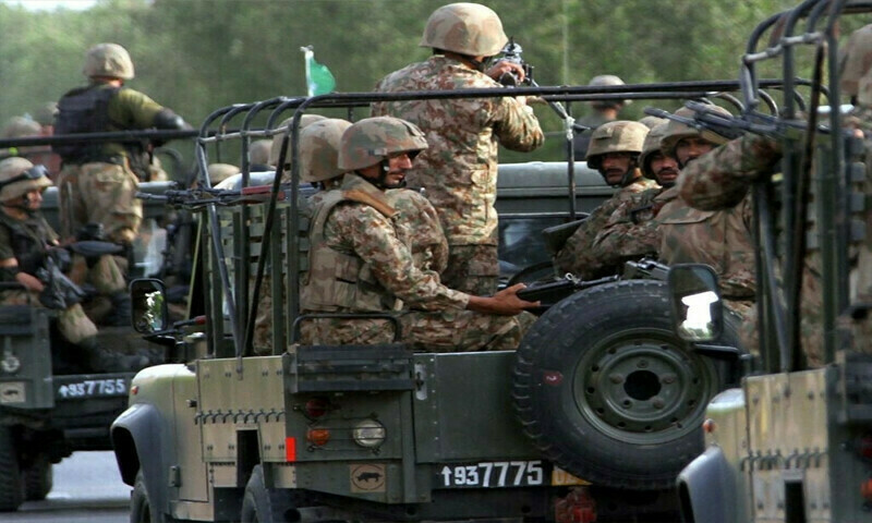 Army killes 2 terrorists in Mardan