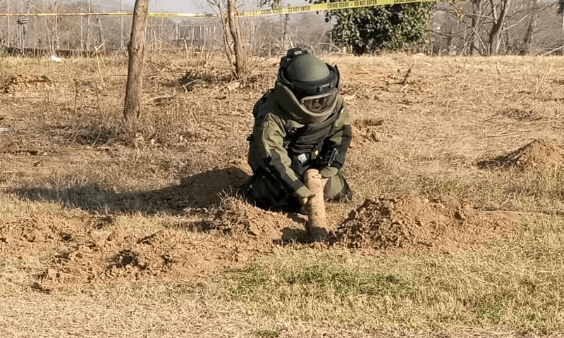 Missile found buried in Islamabad