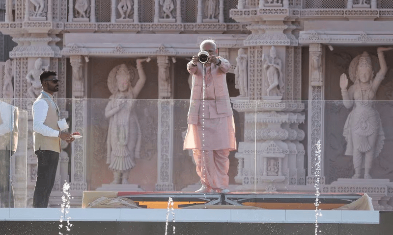 Modi opens Hindu temple in UAE