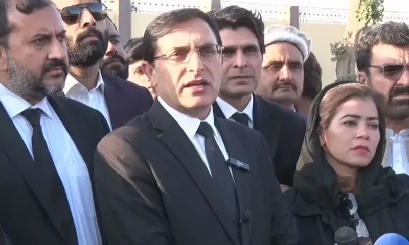 PTI&rsquo;s Barrister Gohar demands resignation of CEC Raja