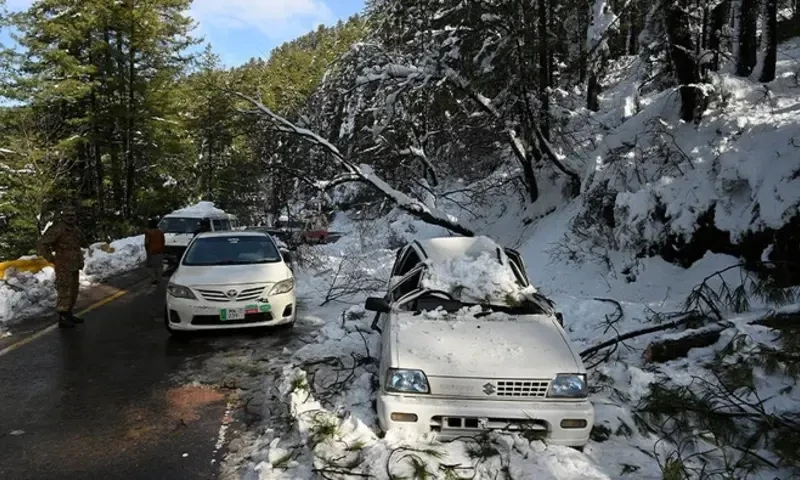 PMD predicts heavy snowfall in Murree, KP from Feb 29