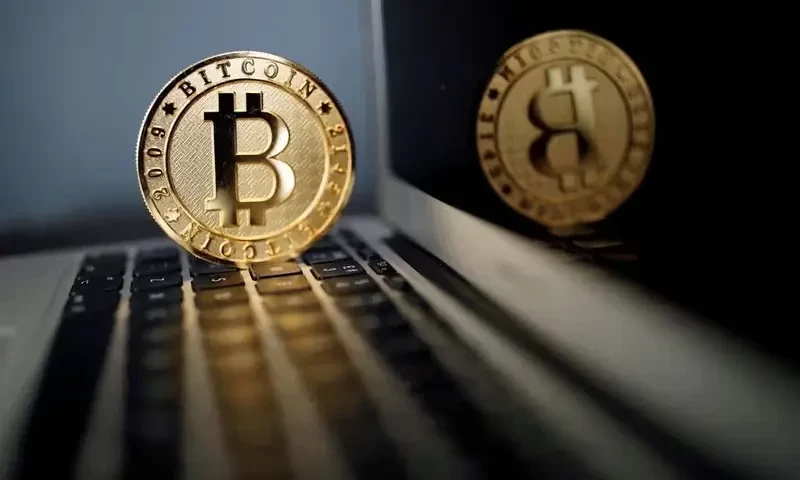 Soaring bitcoin set for biggest monthly jump since 2020