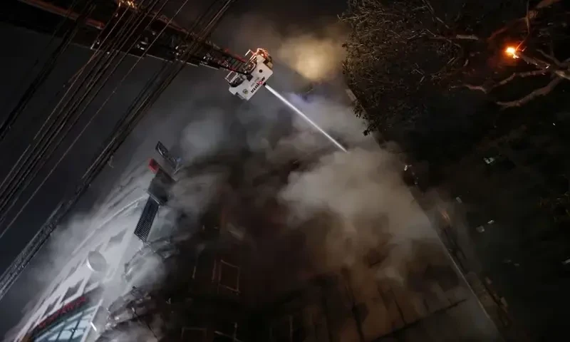 Bangladesh building fire kills 46, injures dozens