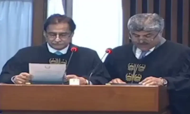 Ayaz Sadiq becomes NA speaker, PPP&rsquo;s Ghulam Mustafa sworn in as deputy speaker