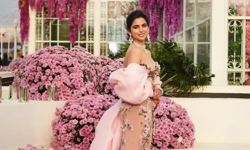 Anant Ambani&rsquo;s sister shares her first look from pre-wedding event