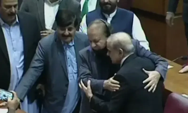 Shehbaz Sharif elected PM for second term, offers olive branch to opposition