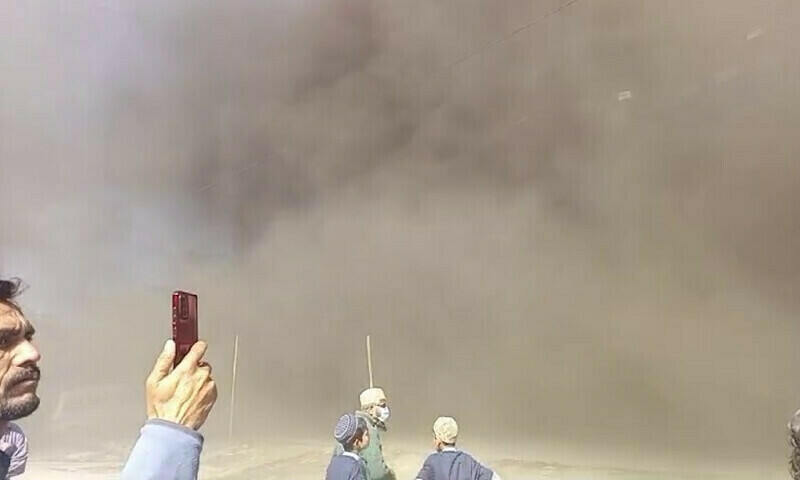 Fire in foam shops on Karachi&rsquo;s MA Jinnah road brought under control