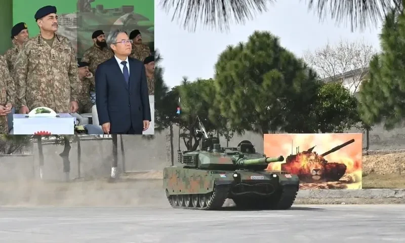 COAS Munir attends unveiling ceremony of indigenously built HAIDER tank