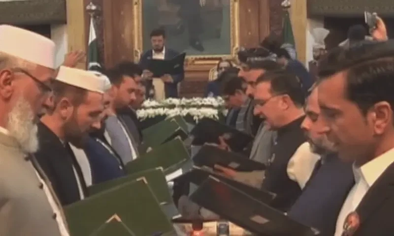 Portfolios allocated to Khyber Pakhtunkhwa cabinet members