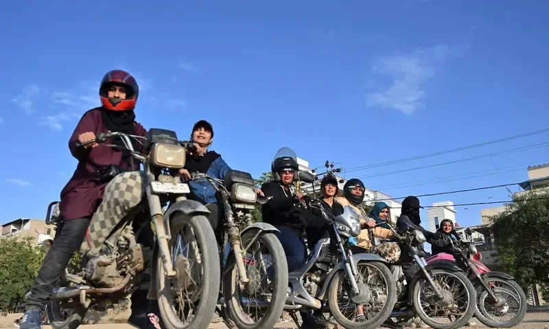 Pakistan&rsquo;s women &lsquo;Rowdy Riders&rsquo; take on traffic and tradition