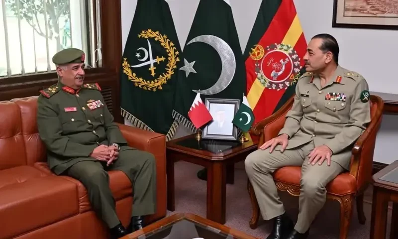 Pakistan committed to enhance military ties with Bahrain: COAS