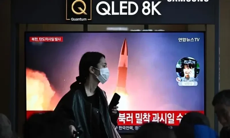 North Korea fires ballistic missiles as Blinken visits Seoul