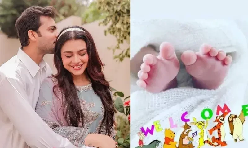 Actress Zara Noor Abbas announces birth of baby girl