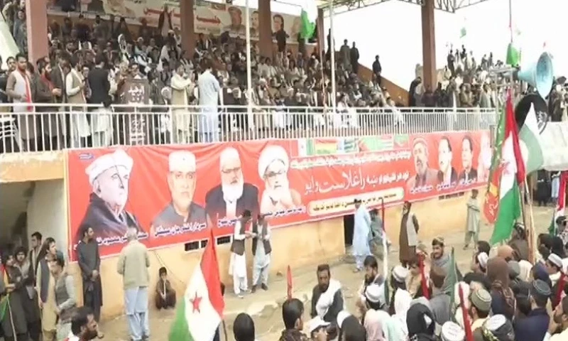 PTI-led opposition alliance holds first rally in Pashin