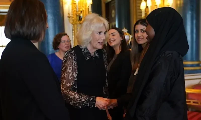 Queen Camila engages in dialogue with SafeLives Changemakers at Buckingham Palace