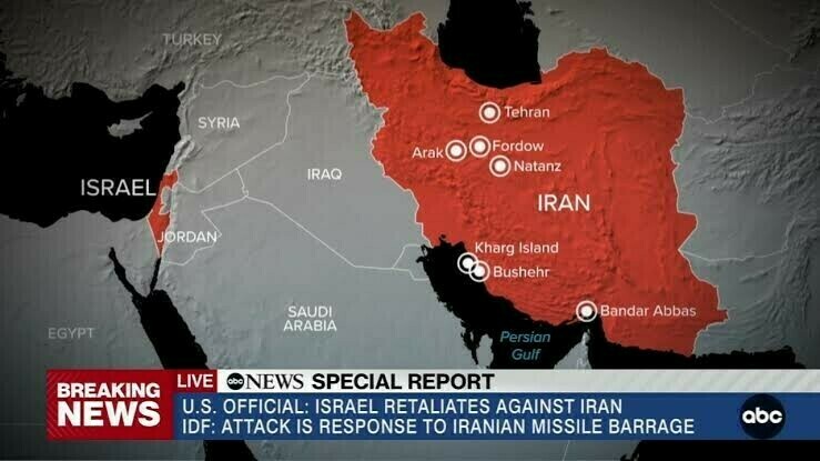 Israel launches missile attack on Iran