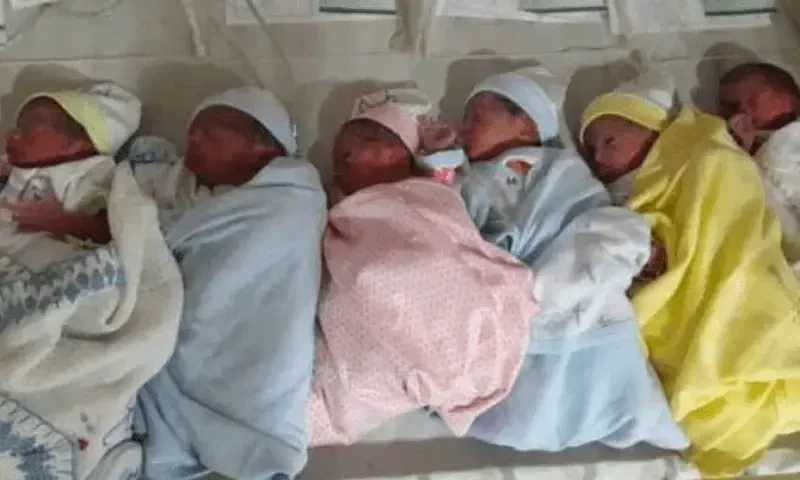 Woman gives birth to sextuplets in Rawalpindi