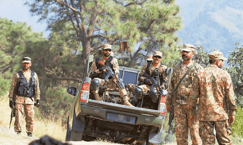 Forces kill 11 terrorists in KP