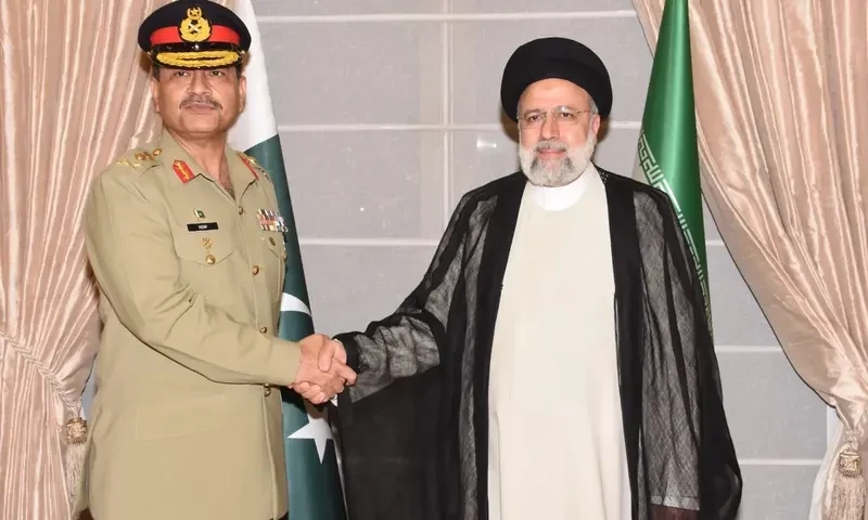 COAS Munir, Iran&rsquo;s President Raisi call for boosting ties
