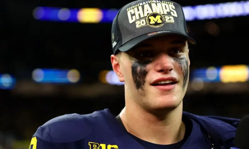 J.J. McCarthy reveals 2024 NFL Draft prediction