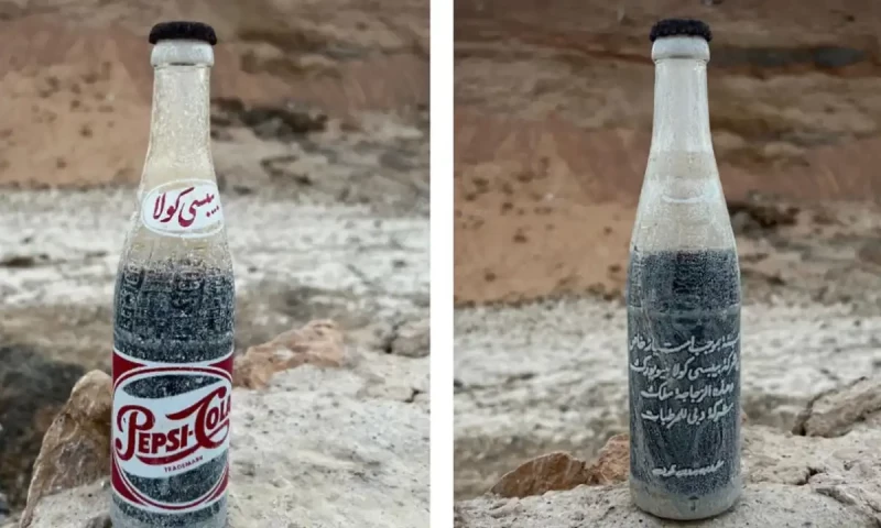 UAE man finds 60-year-old Pepsi bottle with seal intact