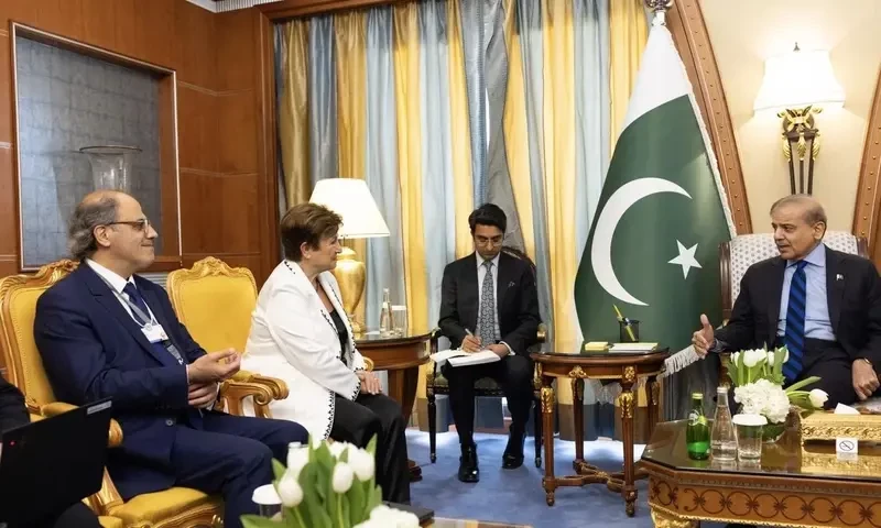 In meeting with IMF MD, PM Shehbaz vows to put economy back on track