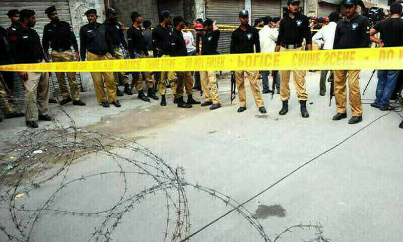 Peshawar&rsquo;s Hazar Khwani Chok hit by explosion