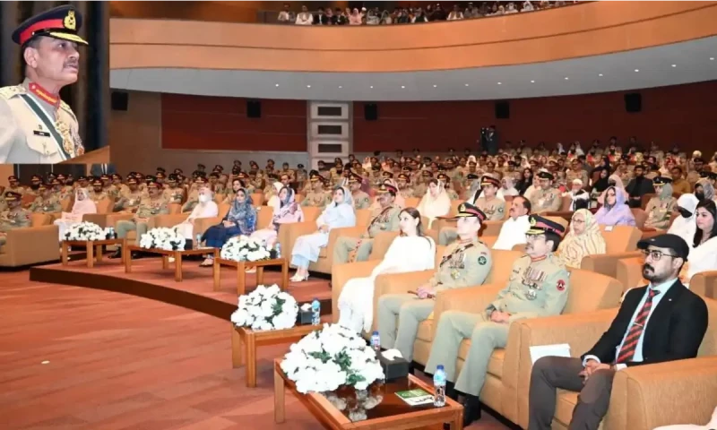 Army chief confers military awards upon officers at GHQ Investiture ceremony