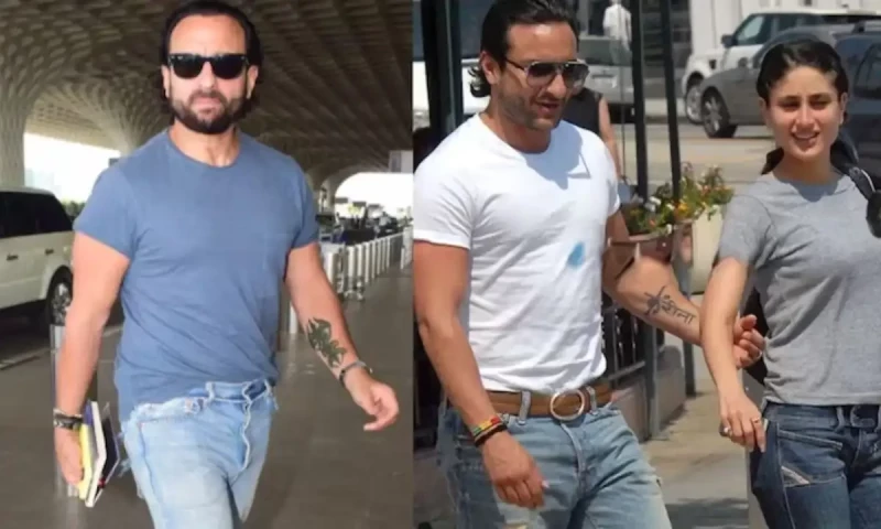 Has Saif Ali Khan removed Kareena&rsquo;s tattoo from his arm?