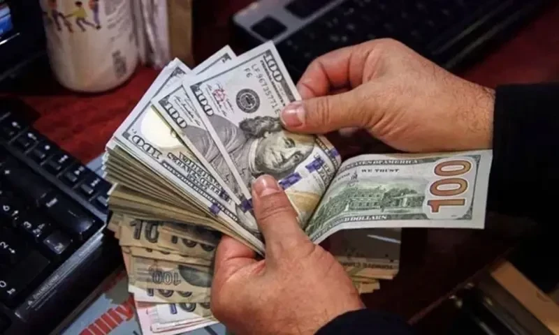 US dollar rises against rupee