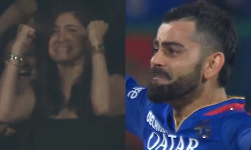 Pictures of teary-eyed Kohli, Anushka go viral as RCB qualify for IPL playoffs
