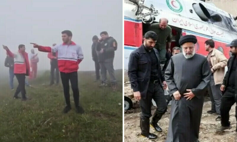 Search underway after helicopter carrying Iran&rsquo;s President Raisi crashes in mountains
