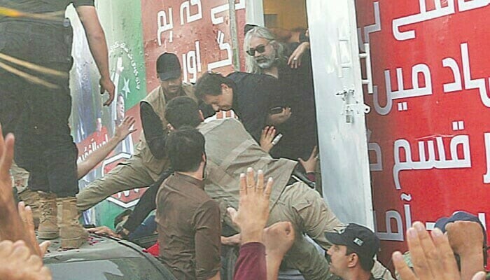 Court acquits two accused in Imran Khan attack case
