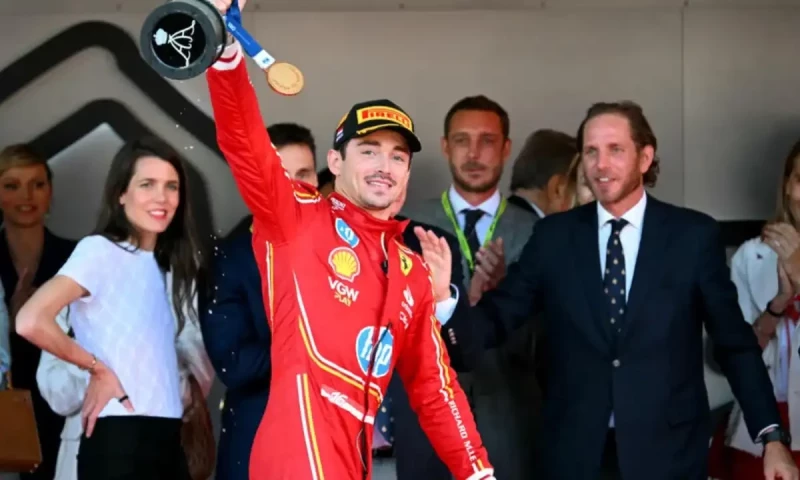 Leclerc battles tears to secure stirring Monaco home win