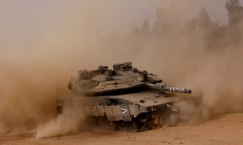 Israeli tanks hit evacuation zone west of Rafah