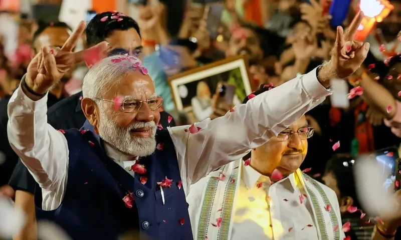 Modi&rsquo;s alliance unanimously elects him to lead as PM for third term
