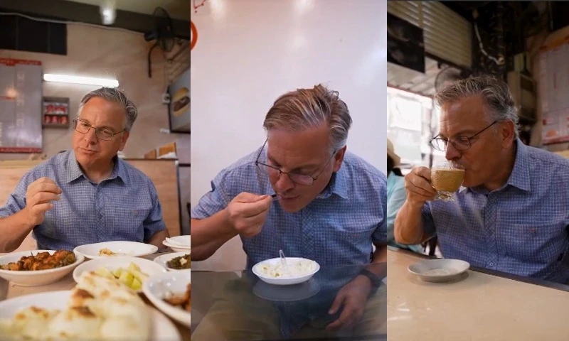 US envoy to move to Karachi after having &lsquo;mazydar&rsquo; food