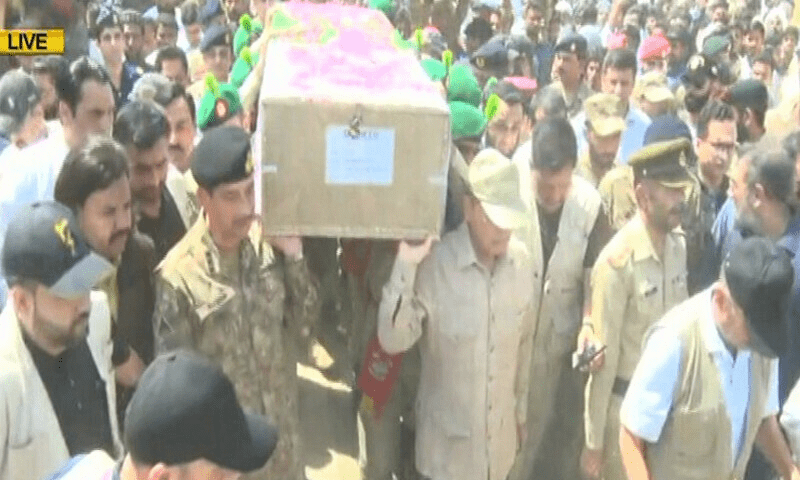 PM attends Namaz-e-Janaza of Shaheed Captain Faraz Ilyas