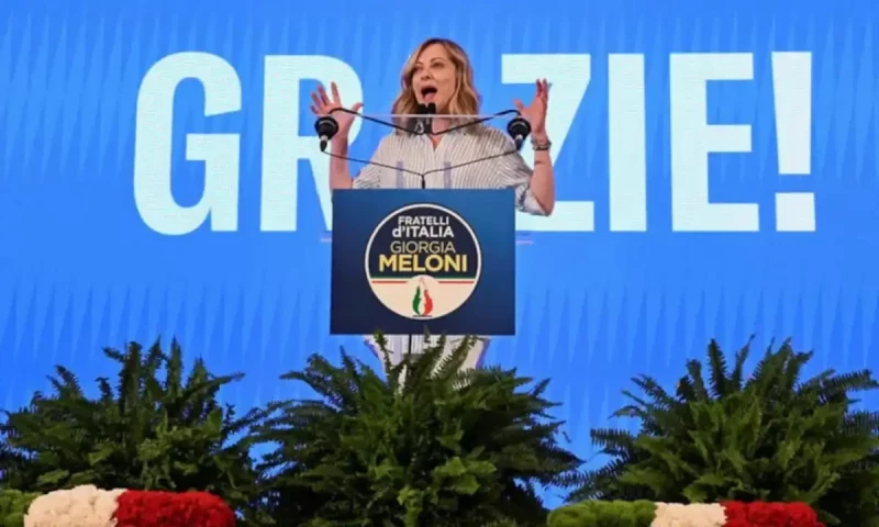 Italy&rsquo;s PM Meloni comes out on top in EU vote, strengthening her hand