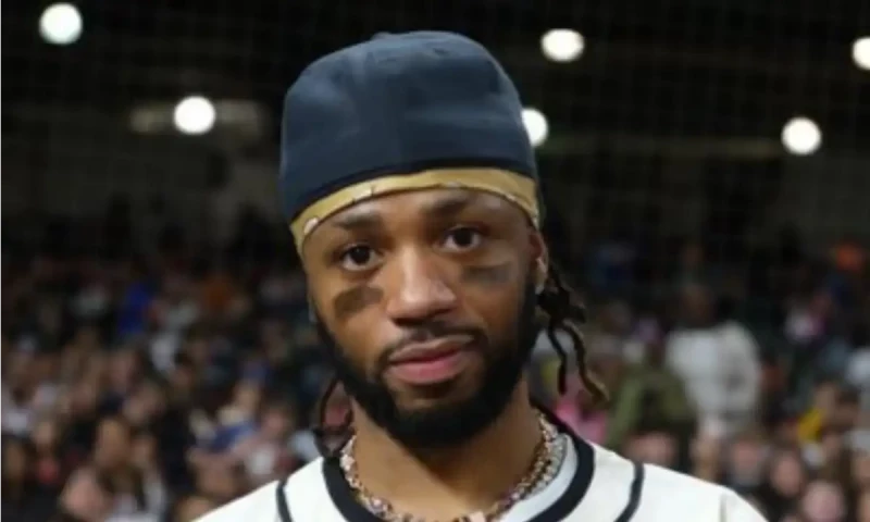 Metro Boomin cheers on fellow St. Louis Native Jayson Tatum at NBA finals game 2