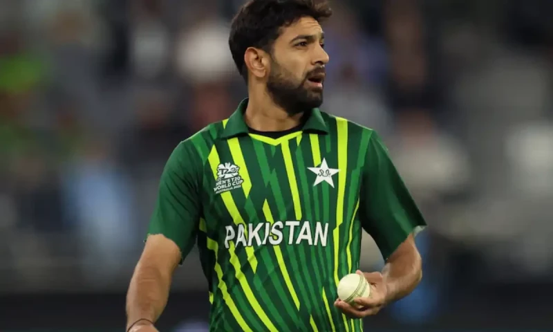 Haris Rauf takes 100 wickets in T20I cricket