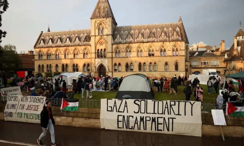 Oxfrod University cancels exams due to pro-Palestine protest