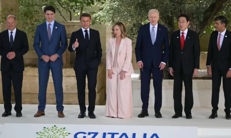 G7 leaders turn attention to simmering tensions with China