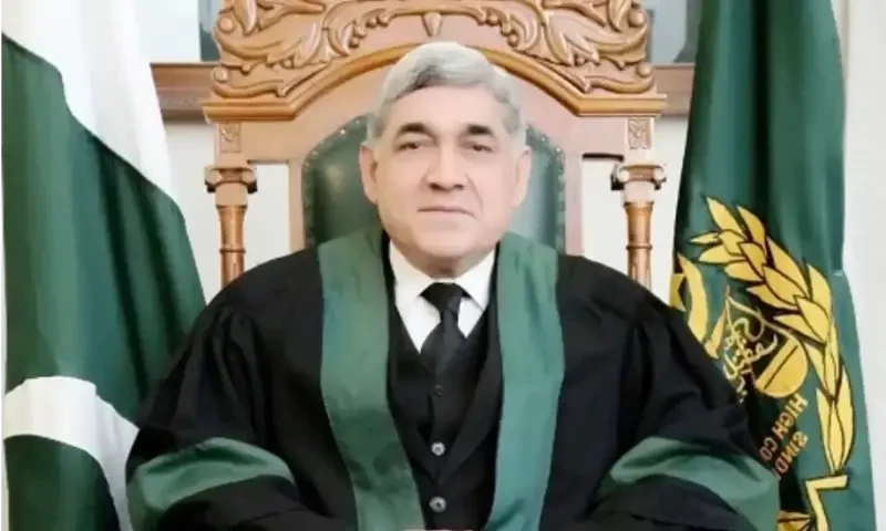 SHC chief justice denies being pressurised in his 15 years tenure as judge
