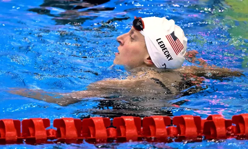 Katie Ledecky fired up for Olympic relay team with teenager Gemmell