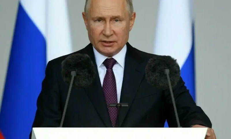 Putin says Russia is considering changing its nuclear doctrine