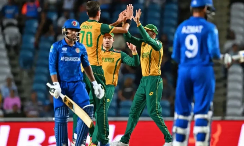 South Africa thrash Afghanistan to reach T20 World Cup final