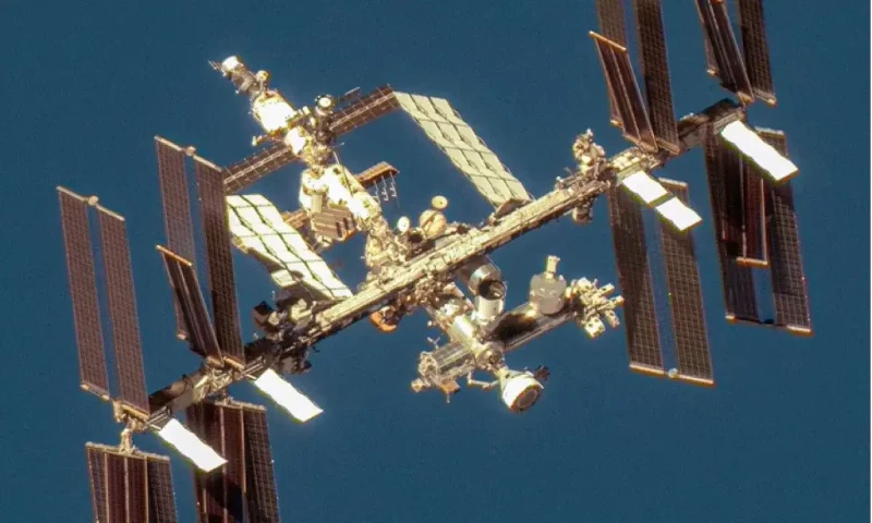 Russian satellite breaks up in space, forces ISS astronauts to shelter