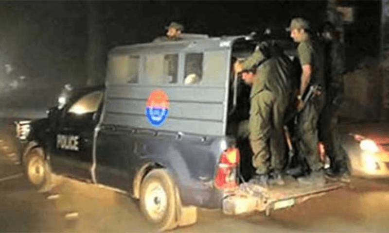 Okara police arrest armed men near church