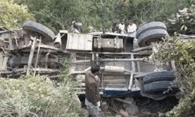 10 killed as passenger van falls into ravine in Haripur